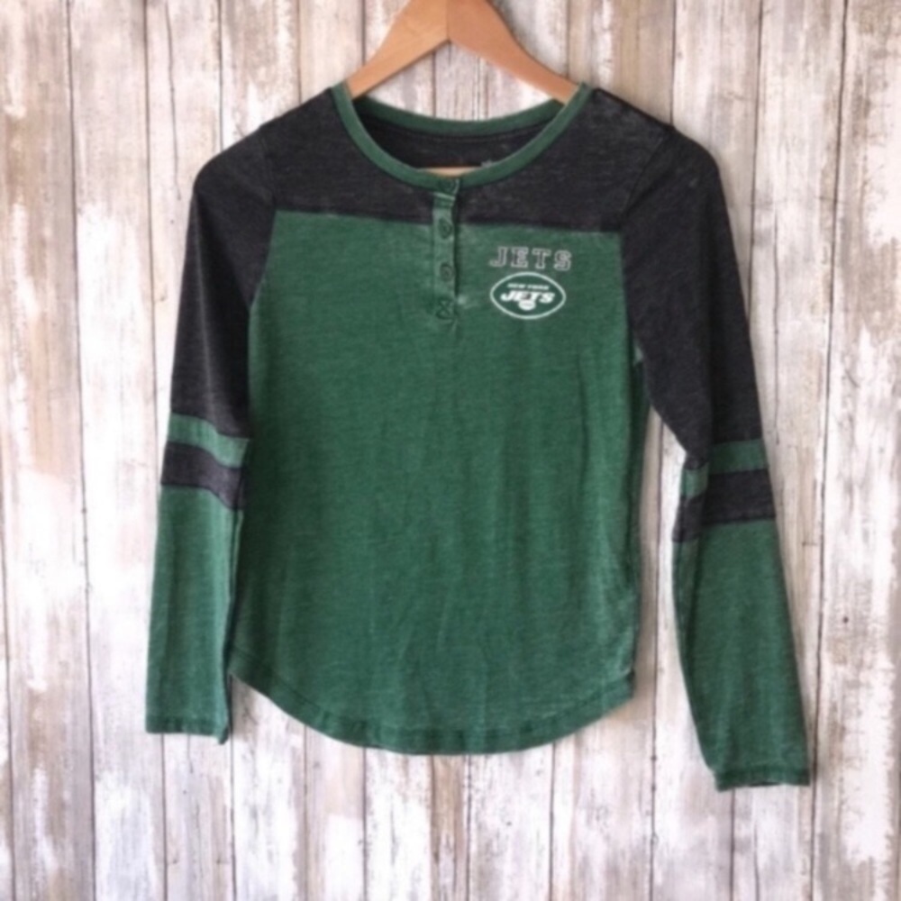 NFL Girls New York Jets Long Sleeve - Picture 1 of 6